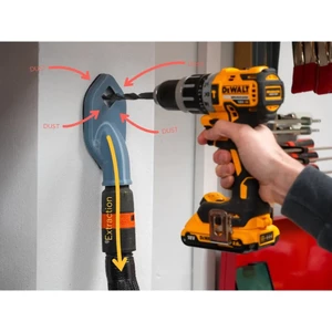 ĐẦU HỨNG BỤI KHOAN TƯỜNG ĐA NĂNG KẾT NỐI ỐNG HOẶC TÚI