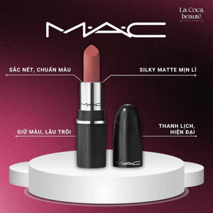 Son Lì Mini MAC Cosmetics Macximal Silky Matte Lipstick | Mịn Như Nhung, Bền Màu 12H