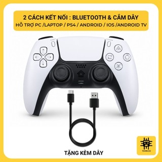 Tay Cầm P4 Plus T28 Analog 360°, Rung, Bluetooth 5.0 hỗ trợ PC/Laptop/Smart phone /Android Tv /Tv Box