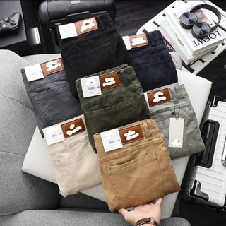 Quần dài kaki nam form suông nhẹ chất kaki dày dặn co giãn nhẹ dễ phối đồ trẻ trung bigsize 110kg - Vargo