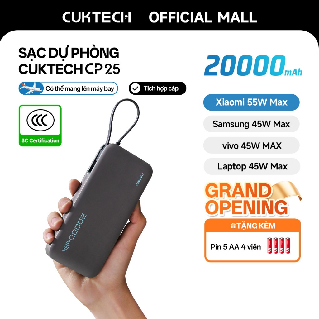 CUKTECH Official Store - Shopee Mall Online | Shopee Việt Nam