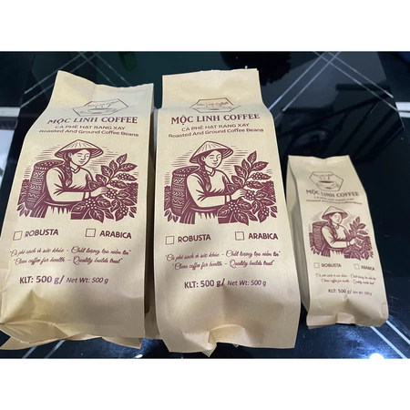 0,5Kg cà phê rang mộc nguyên chất( nguyên hạt/xay theo yêu cầu) mã M1