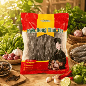 Mỳ Gạo Bao Thai Định Hóa - Sợi Miến Dong Thái Tay - Dai ngon, Không Phụ Gia, Không Chất Bảo Quản