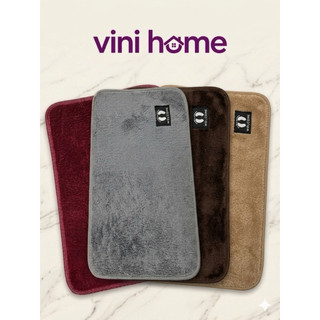 thảm lau chân nhà vini home loại dày bền, thảm lông siêu thấm hút