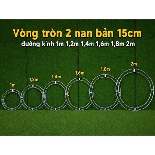 Vòng tròn 2 nan bản 15cm, đường kính 1m, 1,2m, 1,4m, 1,6m, 1,8m,  2m