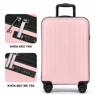 WEPLUS Vali Du Lịch Size 20 24 Khung Nhôm Siêu Nhẹ Bánh Xe 360 Vali Kéo Hàng Nội Địa Trung FWPL122