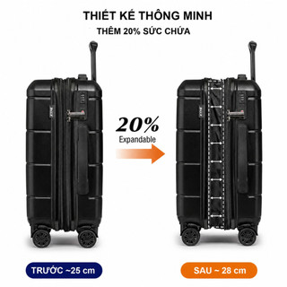 Vali Kéo Weplus Size 20 Tích Hợp Giá Để Cốc Móc Treo Phù Hợp Đi Công Tác Du Lịch Ngắn Ngày WPL121