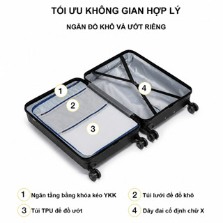 Vali Kéo Weplus Size 20 Tích Hợp Giá Để Cốc Móc Treo Phù Hợp Đi Công Tác Du Lịch Ngắn Ngày WPL121