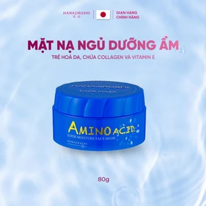 Mặt Nặt Ngủ Cấp Ẩm Sâu Hanajirushi Super Moisture Face Mask 80g Dành Cho Da Khô