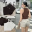 YURI JEANS - (MÃ34) Quần Short Jean Nữ Phối Túi Nắp Kiểu
