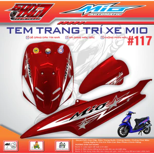 TEM XE MIO SPORT #117 (CHẤT LIỆU CAO CẤP - SIÊU NÉT - SIÊU ĐẸP - SIÊU CUTE)
