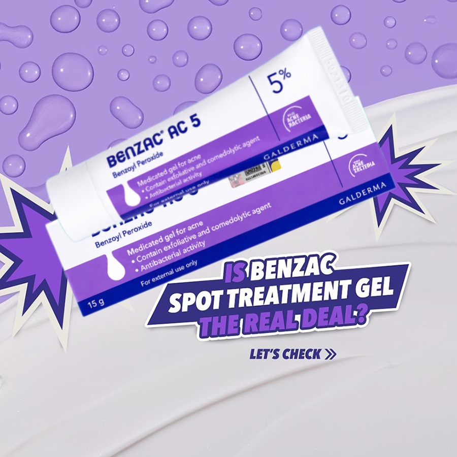 Chấm Mụn BENZAC AC BPO 5% PHÁP Gel hỗ trợ giảm mụn mờ thâm chính hãng