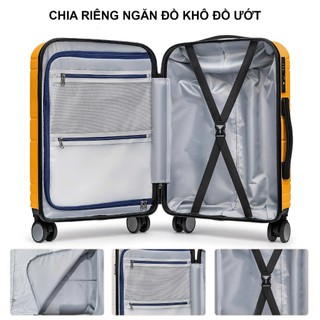 Vali Size 20 Weplus Nhựa PC Kết Hợp ABS Siêu Bền Chịu Lực Chống Va Đập Đi Lại Ngắn Ngày WPL115-20