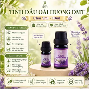 Tinh dầu Lavender (Oải hương) nguyên chất DMT - tinh dầu lavender ngủ ngon, thiên nhiên 5ml/10ml