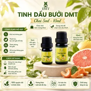 Tinh dầu Bưởi nguyên chất DMT - tinh dầu Bưởi thiên nhiên xông phòng, hỗ trợ tóc, da -5ml/10ml
