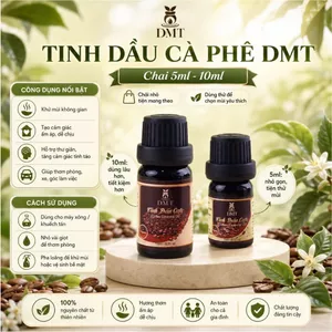 Tinh dầu cà phê thơm phòng DMT - tinh dầu cafe thiên nhiên xông phòng, treo xe ô tô 5ml/10ml