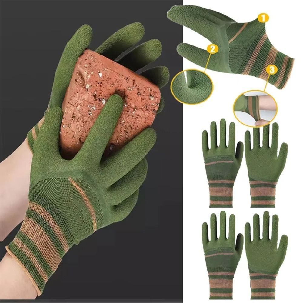 Combo 6- 12 Đôi Găng Tay Lao Động Phủ Sơn Sần 528 Siêu Bền Bỉ