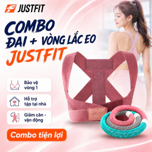 Combo đai bảo vệ vòng 1 và dây lắc eo lò xo 1,5kg hỗ trợ tập luyện giảm cân tại nhà