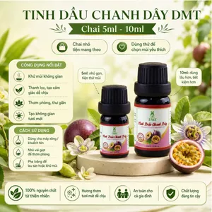 Tinh dầu chanh dây xông thơm phòng DMT - tinh dầu chanh dây nguyên chất kháng khuẩn - 5m/10ml