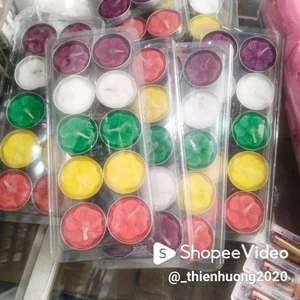 Set 5 vỉ nến xu bơ