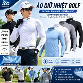 Áo giữ nhiệt golf  vải thun lạnh co dãn thấm hút mồ hôi