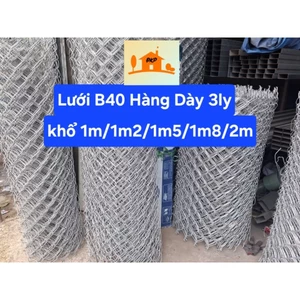 Lưới B40 sợi dày 3ly [Combo 5 - 10 - 15m] kích thước đa dạng 1m, 1m2, 1m5, 1m8, 2m. Chất lượng cao