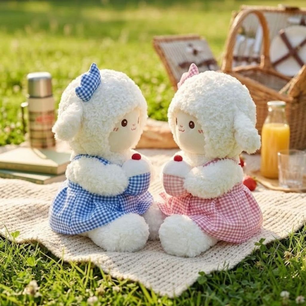 Gấu Bông Cừu Nhiều Mẫu Đáng Yêu