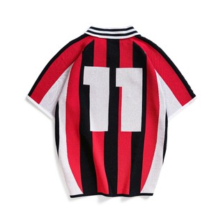 Áo Polo CRIMSON STRIPES KNIT chính hãng Mikenco ngắn tay | TẶNG HỘP ÁO |