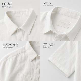 Bộ Quần Áo Nam Đũi Nilen BHN101  Áo Sơ Mi Ngắn Tay Kèm Quần Short Vải Thoáng Khí Dễ Mặc Trẻ Trung