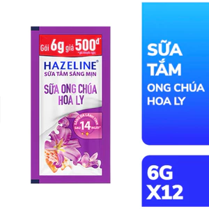 Lốc 6 Dây Sữa Tắm Hazeline Sữa Ong Chúa - Hàng công ty date mới
