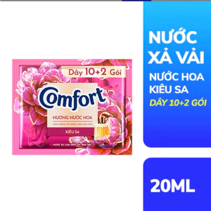 Lốc 6 Dây Nước Xả Vải Comfort Kiêu Sa Hương Nước Hoa - Hàng công ty date mới