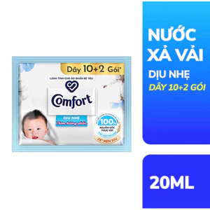 Lốc 6 Dây Nước Xả Vải Comfort Dịu Nhẹ Cho Em Bé - Hàng công ty date mới