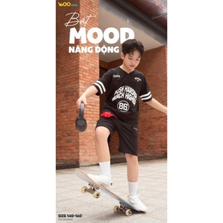 Set Đi Chơi Bé Trai TSC26S009R | Wookids | 9-14 Tuổi | Năng Động, Thoải Mái, Phong Cách