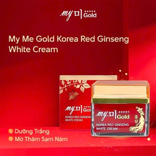 Kem Dưỡng Trắng Da Hồng Sâm My Me Korea Red Ginseng AQUA Wrinkle & Whitening 50ml