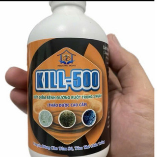 Kill-500 250ml - Sổ kí sinh trùng, phân lỏng, phân xoắn, hạt gạo mủ đuôi