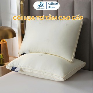 Ruột gối lụa tơ tằm nhân tạo cao cấp M2T BEDDING kích thước 50x70cm êm ái thoải mái khi ngủ
