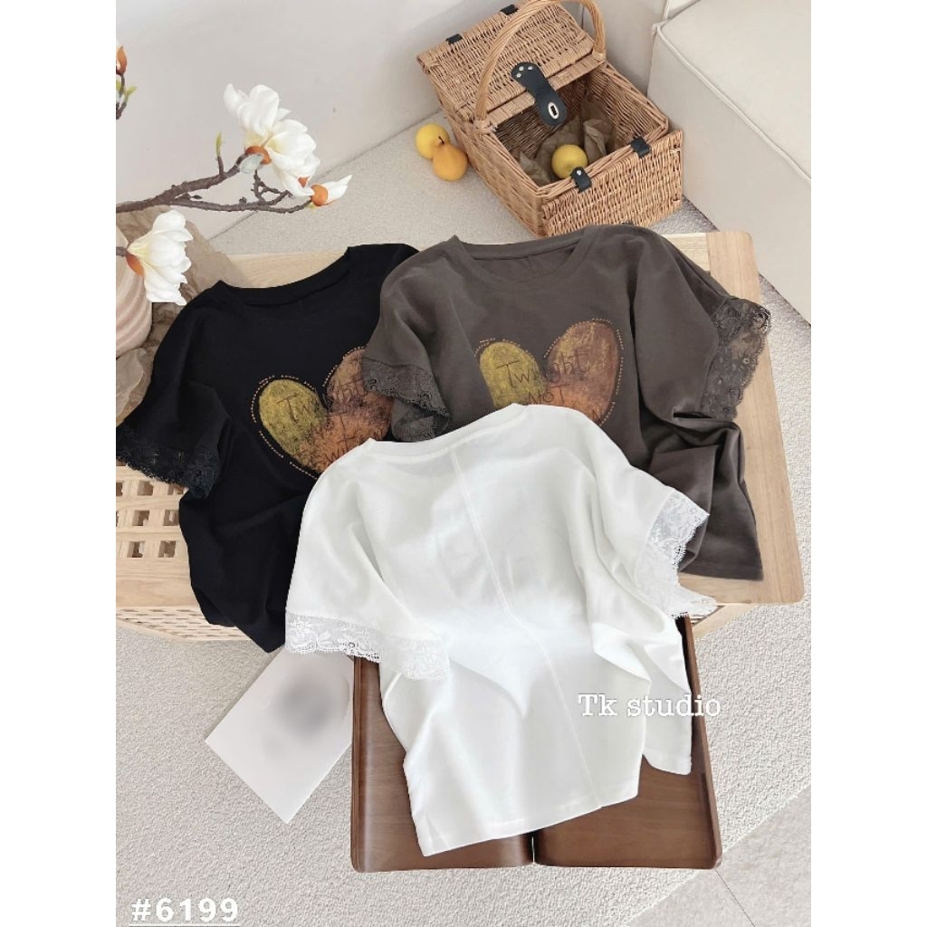 [𝑯𝒂 𝑨𝒏𝒉] Áo Cộc Phông Tim QCL1