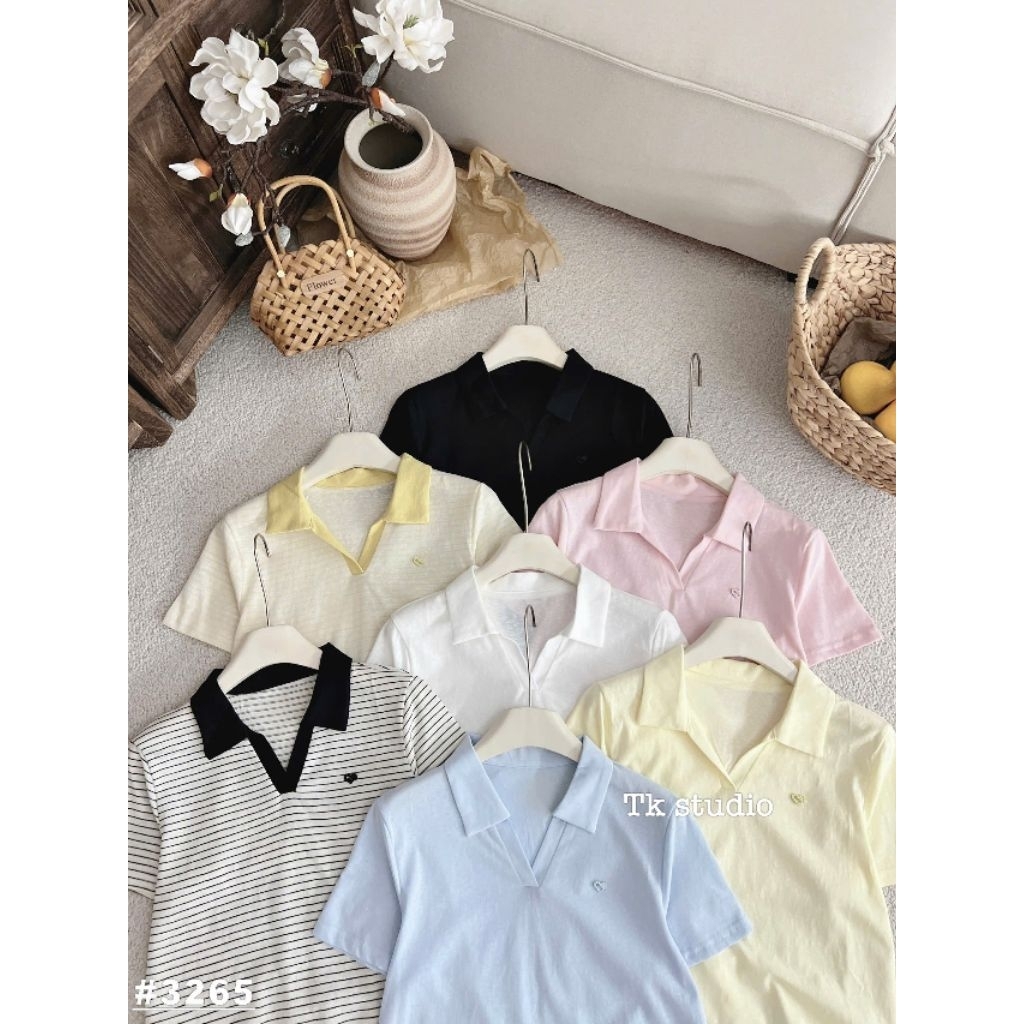 [𝑯𝒂 𝑨𝒏𝒉] Áo Cộc Polo Giấy  Tang Tim QCL1