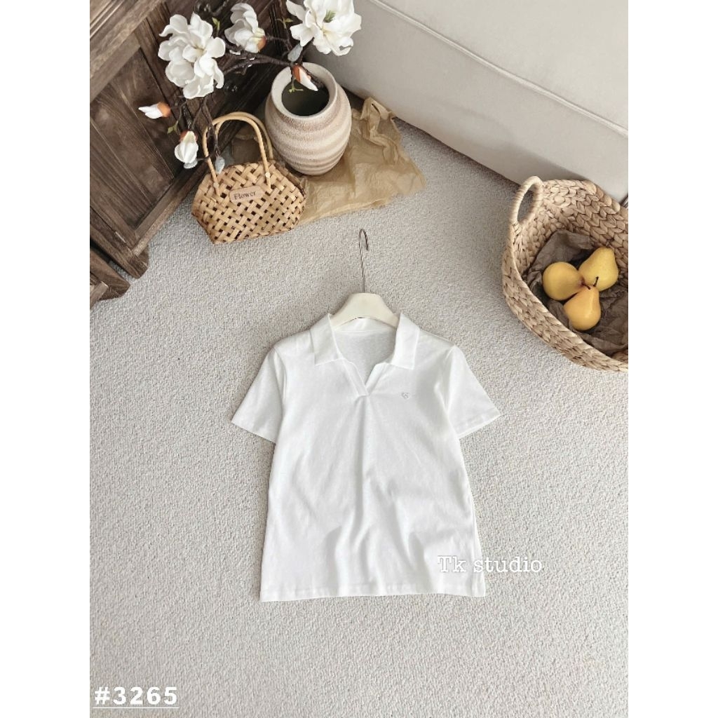 [𝑯𝒂 𝑨𝒏𝒉] Áo Cộc Polo Giấy  Tang Tim QCL1
