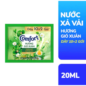 Lốc 6 Dây Nước Xả Vải Comfort Hương Gió Xuân - Hàng công ty date mới