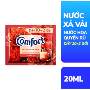 Lốc 6 Dây Nước Xả Vải Comfort Quyến Rũ Hương Nước Hoa - Hàng công ty date mới