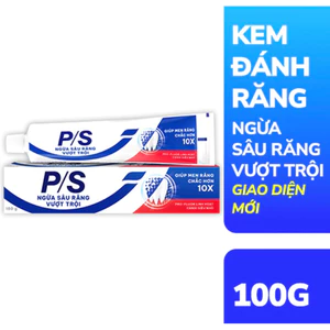 Combo 2 Tuýp Kem Đánh Răng P/S Ngừa Sâu Răng Vượt Trội - Hàng công ty date mới