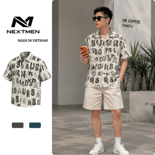 Áo Sơ Mi Họa Tiết Nam NextMen Tay Ngắn Thoáng Mát Form Chuẩn Phong Cách Năng Động  NextMen SM76