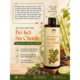 Dầu gội bồ kết sả chanh - Dược mỹ phẩm Cao Cường