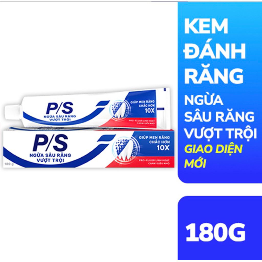[Giá Sỉ] Combo 2 Tuýp Kem Đánh Răng P/S Ngừa Sâu Răng Vượt Trội - Hàng công ty date mới