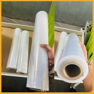 Màng PE quấn hàng 50cm 3kg loại dẻo dai chống thấm nước quấn bảo vệ hàng hóa pallet kho hàng vali nội thất