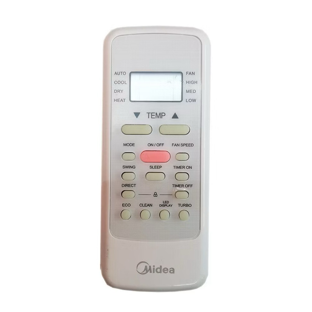 Điều khiển điều hòa midea, Remote máy lạnh midea RG51Y2/BGE - Tặng kèm pin !
