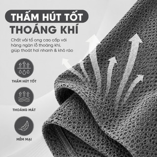 Set Quần Áo Nam Phối Chữ dập nổi Cộc Tay Mùa Hè Chất Waffle Tổ Ong Form Chuẩn Dễ Phối Thoáng Mát BHN93