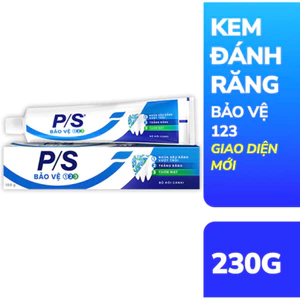 Combo 2 Tuýp Kem Đánh Răng P/S Bảo Vệ 123 Chăm Sóc Toàn Diện - Hàng công ty