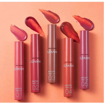 Son Tint Lì Cezanne Bền Màu Lâu Trôi Watery Tint Lip Nhật Bản